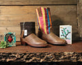 Size 36 - Cowgirl Boots - Stripey Fiesta (Traditional)