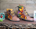 Size 36 - Gypsy Boots - Giant Sunflower