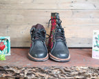 Size 37 - Gypsy Boots - Pink Flowers