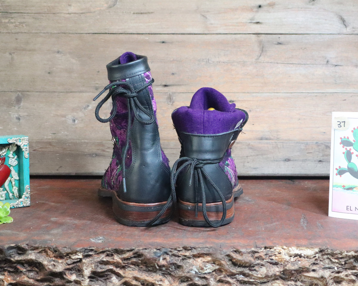 Size 37 - Gypsy Boots - Purple Deer