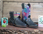 Size 38 - Blunt Toe Cowgirl Bling - Pastel Patterns