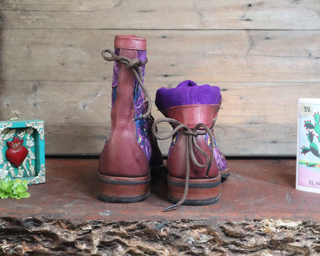 Size 38 - Gypsy Boots - Purple Dove