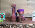 Size 38 - Gypsy Boots - Purple Dove