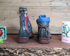 Size 38 - Gypsy Boots - Purple Rose