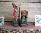 Size 38 - Blunt Toe Cowgirl Bling - Sienna Flower