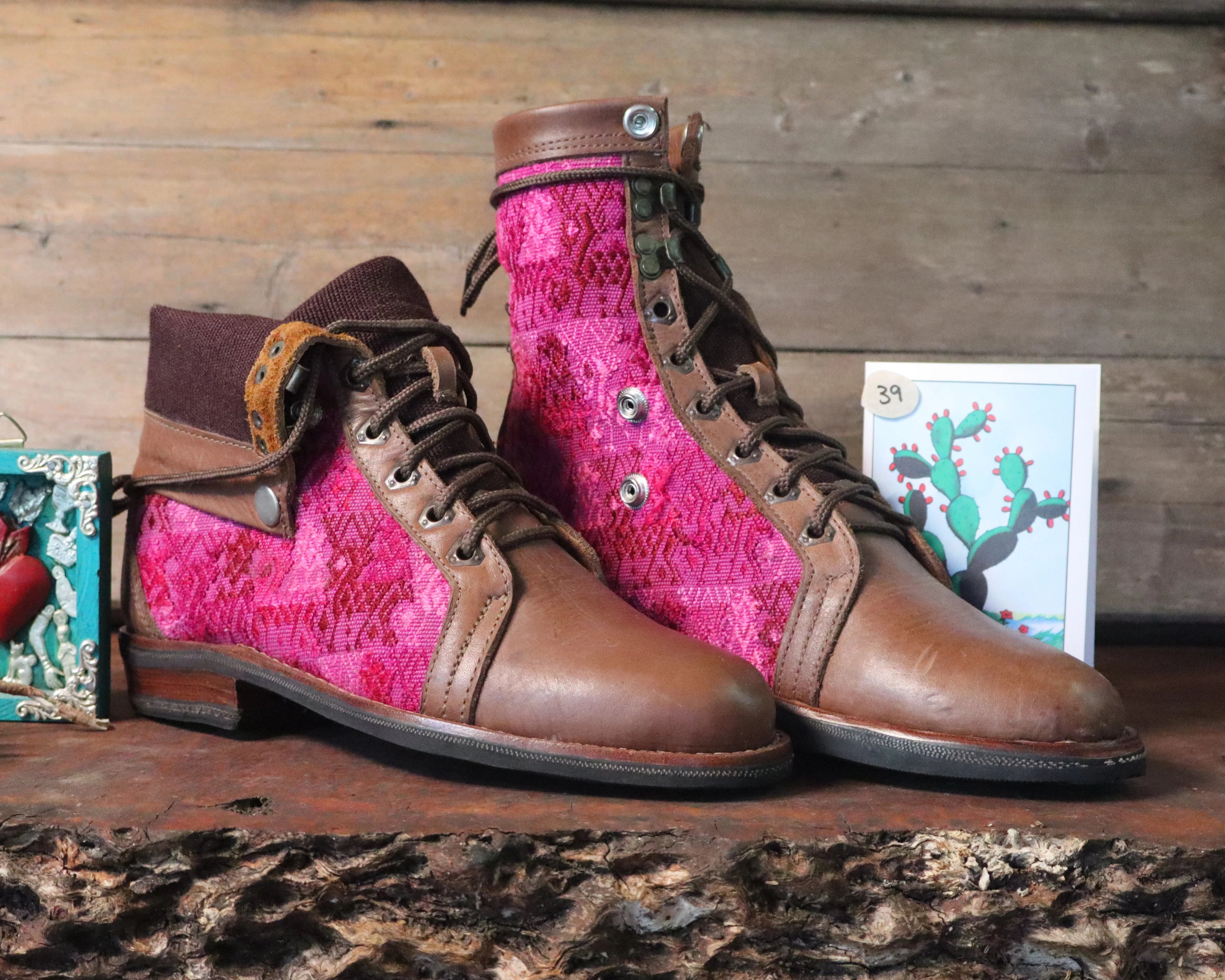 Size 39 - Gypsy Boots - Pink Deers