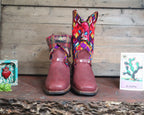 Size 39 - Blunt Toe Cowgirl Bling - Aztec Fiesta