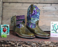 Size 39 - Cowgirl Boots - Pale Green