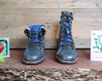 Size 39 - Gypsy Boots - Blue Wings