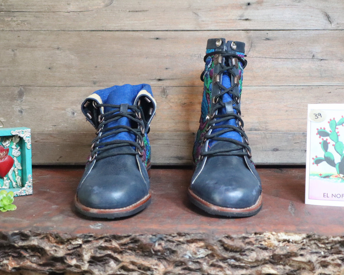 Size 39 - Gypsy Boots - Blue Wings