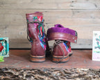 Size 39 - Gypsy Boots - Warm Flowers