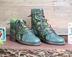 Size 40 - Gypsy Boots - Bright Green
