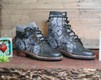 Size 40 - Gypsy Boots - Grey Doves