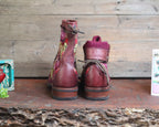 Size 40 - Gypsy Boots - Pink Roses