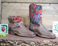 Size 41 - Cowgirl Boots -Orange Bird