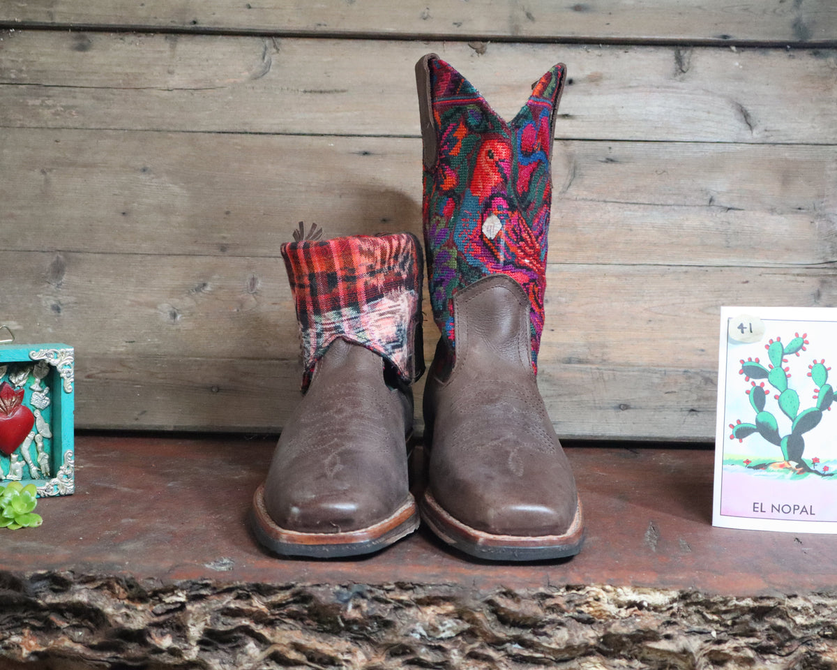 Size 41 - Cowgirl Boots -Orange Bird