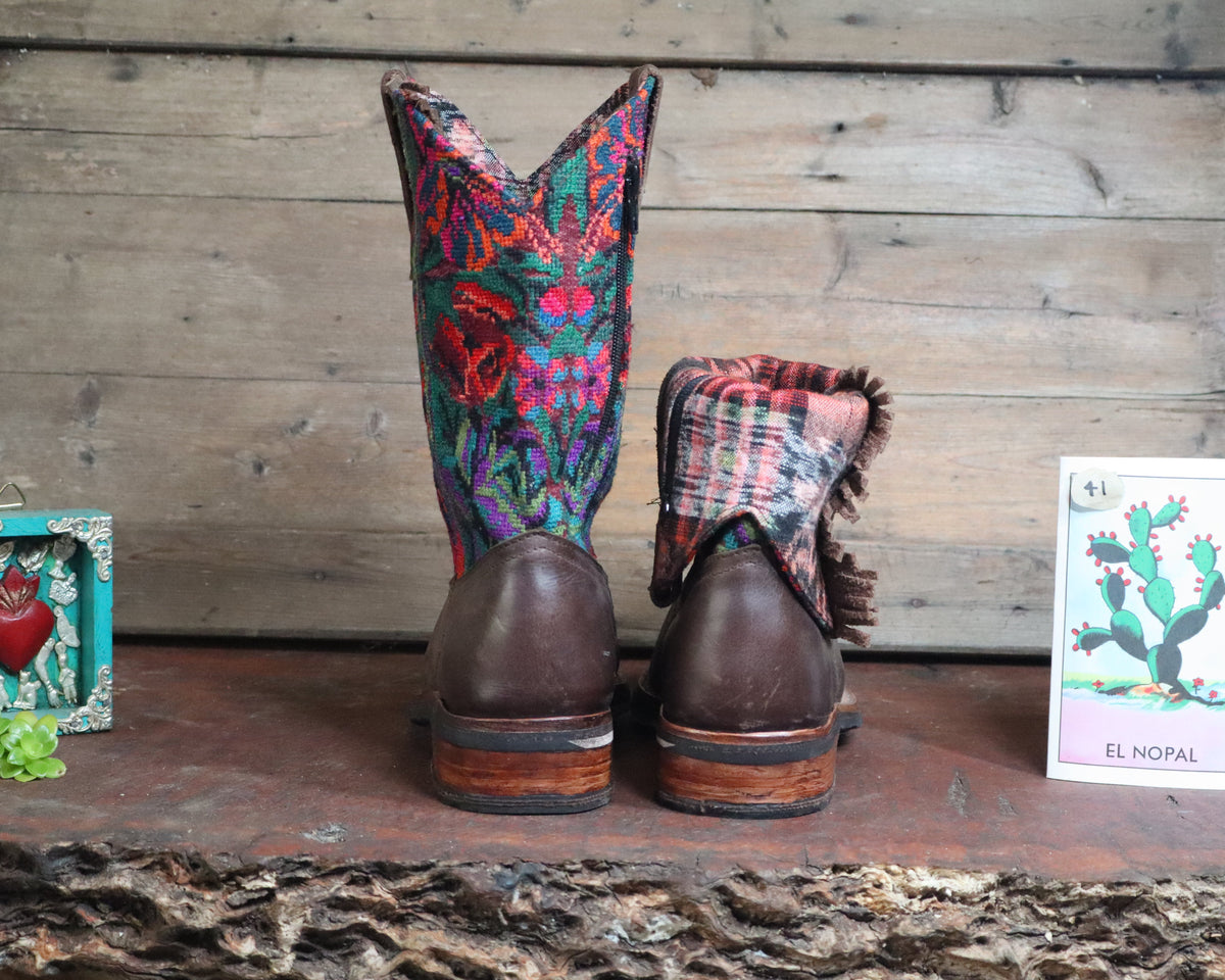 Size 41 - Cowgirl Boots -Orange Bird