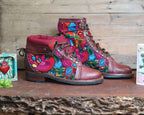 Size 41 - Gypsy Boots - Pink Peacock