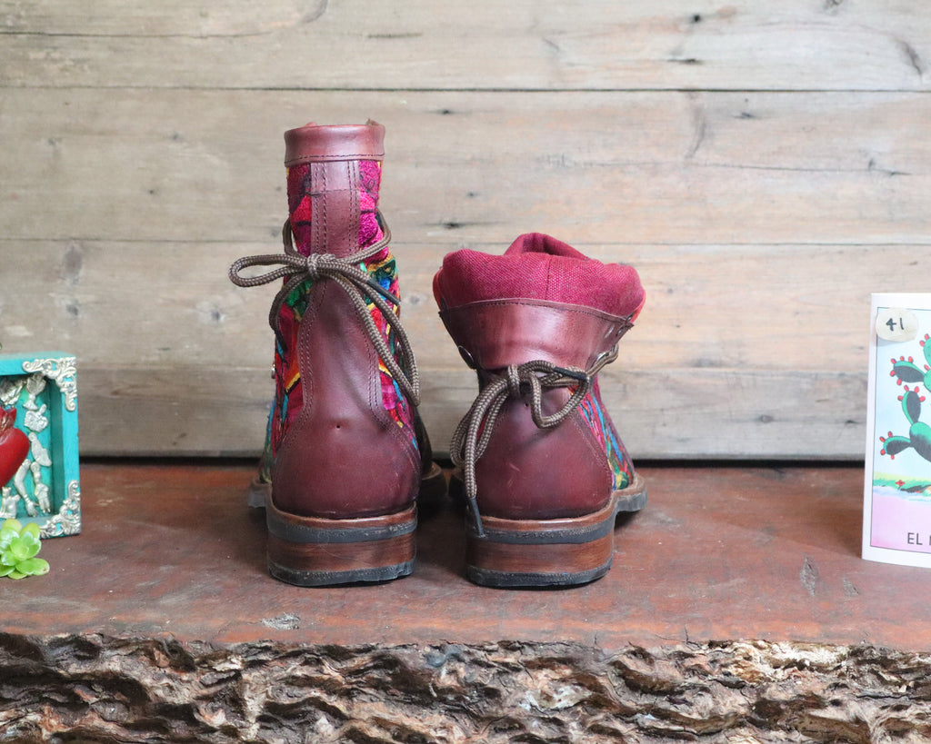 Size 41 - Gypsy Boots - Pink Peacock