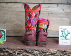 Size 42 - Blunt Toe Cowgirl Bling -Folk Dancer
