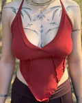 Will O The Wisp Backless Top - Rust