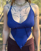 Will O The Wisp Backless Top - Royal Blue