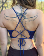 Will O The Wisp Backless Top - Royal Blue