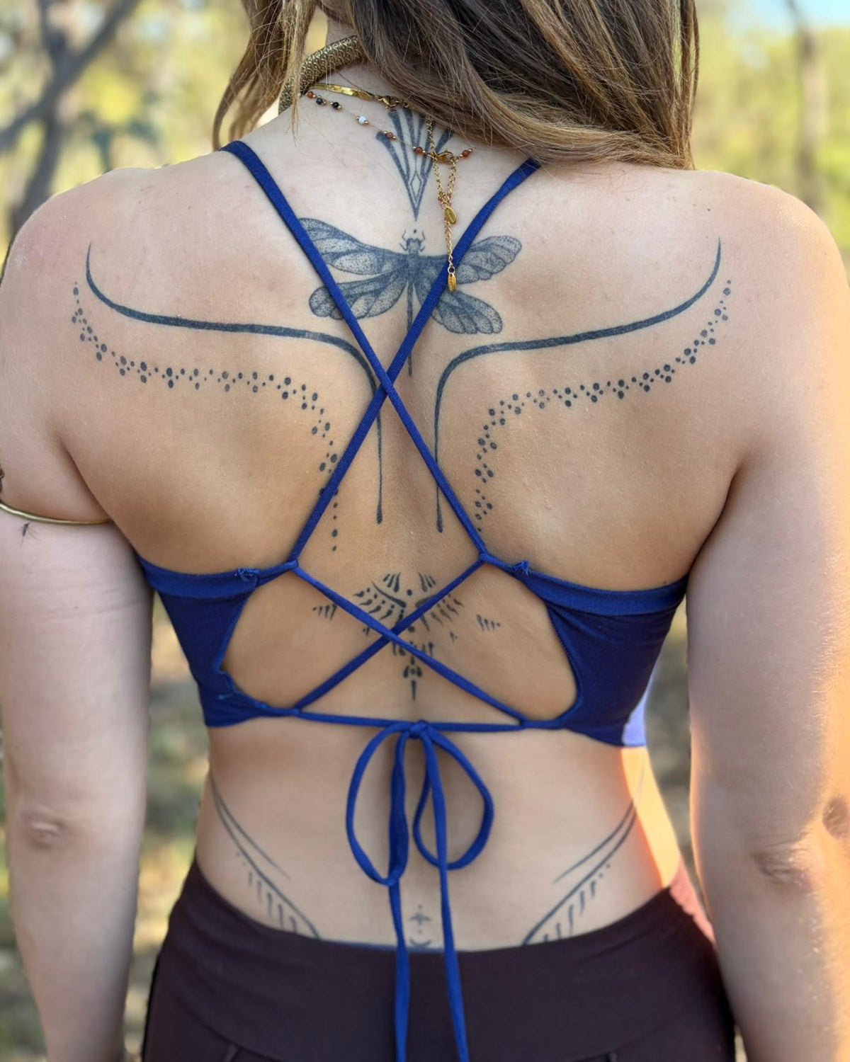 Will O The Wisp Backless Top - Royal Blue