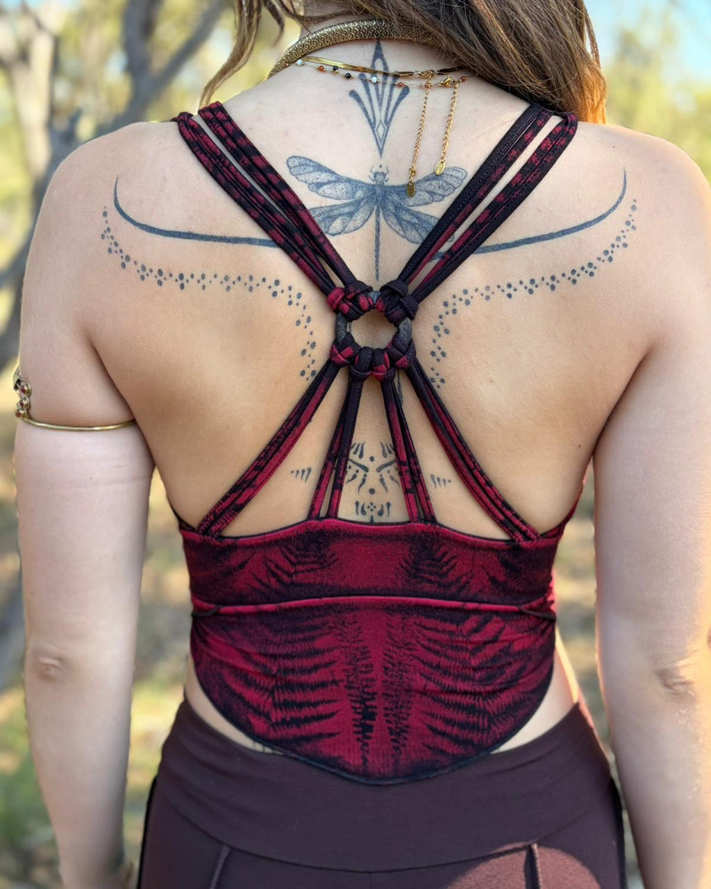 Fern Tank Top - Crimson