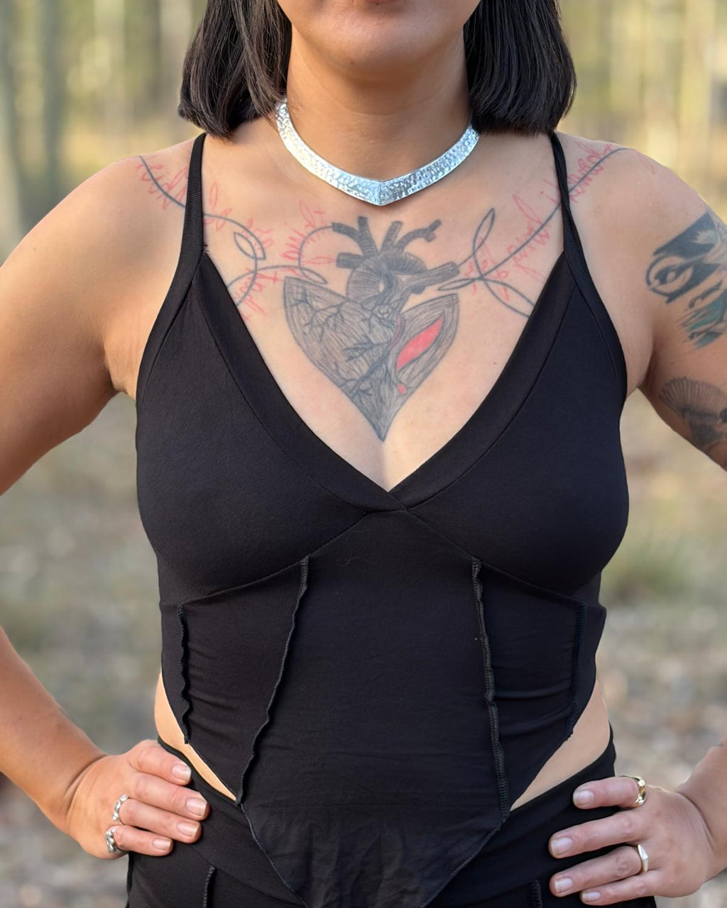Will O The Wisp Backless Top - Black
