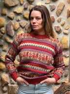 Rust - Bolivian Alpaca Knit Jumper l Small