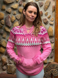 Blossom - Bolivian Alpaca Knit Hooded Jumper l Small