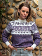 Heather - Bolivian Alpaca Knit Jumper l Small