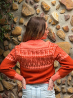 Terracotta - Bolivian Alpaca Knit Jumper l Small