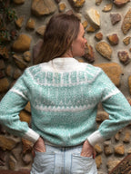 Mint Green - Bolivian Alpaca Knit Jumper l Small