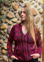 Velvet - Bolivian Alpaca Cardigan l Medium