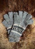 Alpaca Gloves - Light Gray