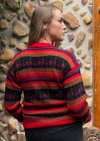Scarlet - Bolivian Alpaca Knit Jumper l Medium