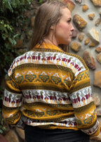 Mustard - Bolivian Alpaca Knit Jumper l Medium