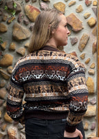 Chestnut - Bolivian Alpaca Knit Jumper l Medium