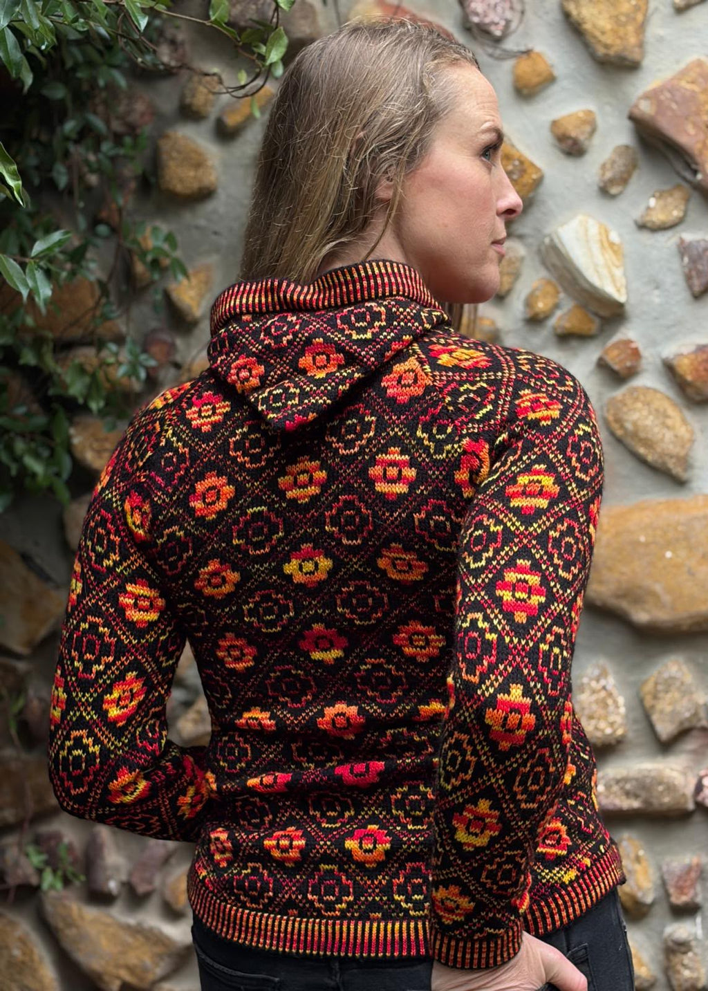 Sienna - Bolivian Alpaca Cardigan l Medium