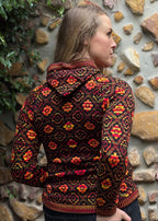 Sienna - Bolivian Alpaca Cardigan l Medium