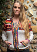 Maple - Bolivian Alpaca Cardigan l Medium