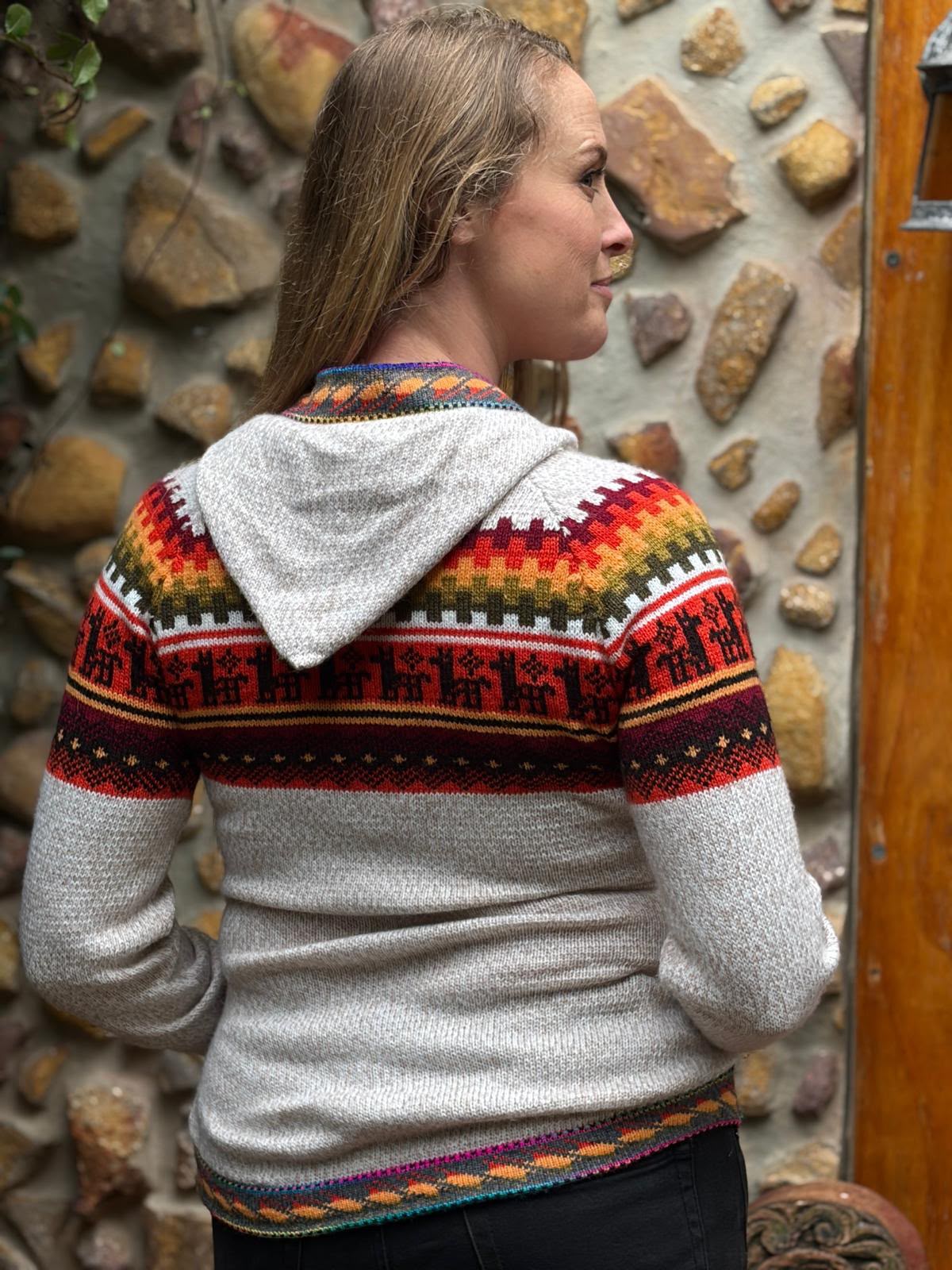 Maple - Bolivian Alpaca Cardigan l Medium