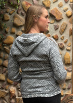 Dove - Bolivian Alpaca Cardigan l Large