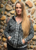 Onyx - Bolivian Alpaca Cardigan l Large