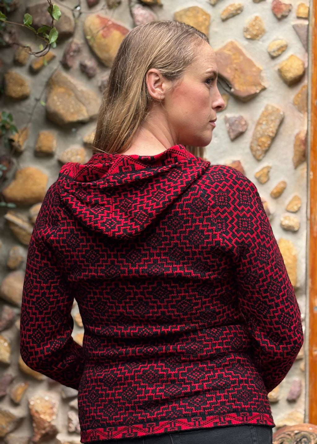 Ruby - Bolivian Alpaca Cardigan l Large