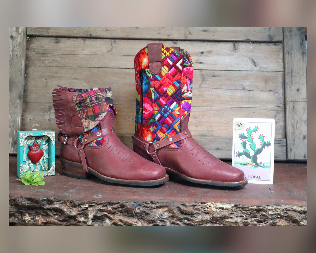 Size 39 - Blunt Toe Cowgirl Bling - Aztec Fiesta