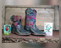 Size 40 - Blunt Toe Cowgirl Bling -Busy Garden