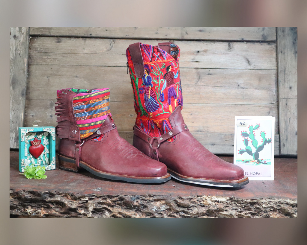 Size 42 - Blunt Toe Cowgirl Bling -Folk Dancer
